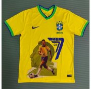 2022 FIFA World Cup Brazil Yellow Pele Commemorative Edition Soccer Jersey Shirt