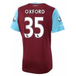 2015-16 West Ham OXFORD 35 Home Soccer Jersey