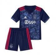 Kids Ajax 2017-18 Away Soccer Shirt With Shorts