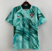 2023-24 Portugal Green Pre-Match Training Shirt