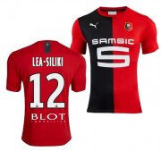 2019-20 Stade Rennais Home Soccer Jersey Shirt James Lea Siliki #12