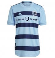 2021-22 Sporting Kansas City Home Soccer Jersey Shirt Player Version