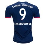 2017-18 Bayern Munich Lewandowski #9 Away Soccer Jersey