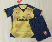 Kids Arsenal 2015-16 Away Soccer Shirt With Shorts