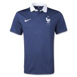 2014 France Home Navy soccer Jersey Shirt
