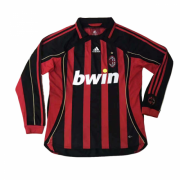 06-07 AC Milan Retro Home Long Sleeve Soccer Jersey Shirt