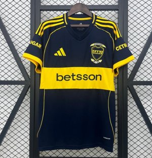 2025-26 Boca Juniors Home Soccer Jersey Shirt