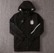 2020 Argentina Black Hoodie Windbreaker Jacket
