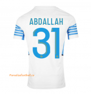 2021-22 Marseille Home Soccer Jersey Shirt with ABDALLAH 31 printing
