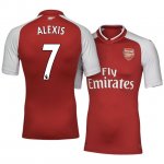2017-18 Arsenal #7 Alexis Sánchez Home Soccer Jersey