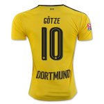 2016-17 Borussia Dortmund 10 GOTZE Home Soccer Jersey