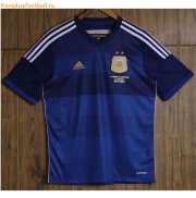 2014 Argentina Retro Final Version Away Soccer Jersey Shirt