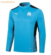 2021-22 Marseille Blue Black Training Sweatshirt