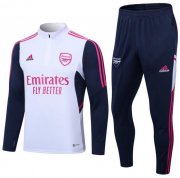 2022-23 Arsenal White Navy Training Kits Sweatshirt with Pants