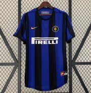 1999-2000 Inter Milan Retro Home Soccer Jersey Shirt