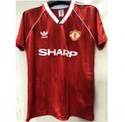 1988 Manchester United Retro Home Red Soccer Jersey Shirt
