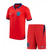 Kids England 2022 World Cup Away Soccer Kits Shirt With Shorts