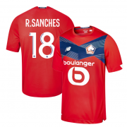 2020-21 LOSC Lille Home Soccer Jersey Shirt R.SANCHES #18