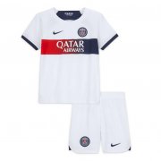 Kids 2023-24 PSG Away Soccer Kits Shirt with Shorts