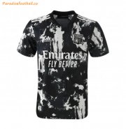 2021-22 Olympique Lyonnais Black Third Away Soccer Jersey Shirt