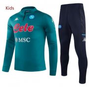 Kids 2020-21 Napoli Green Training Suits Sweatshirt with Pants