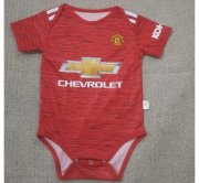 2020-21 Manchester United Home Infant Baby Soccer Jersey Suit