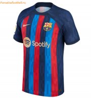 2022-23 Barcelona Home Soccer Jersey Shirt Player Version