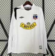 2006 Colo-Colo Retro Long Sleeve Home Soccer Jersey Shirt