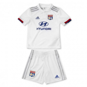Kids Lyon 2019-20 Home Soccer Shirt with Shorts