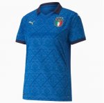 Women's 2020 EURO Italy Home Soccer Jersey Shirt