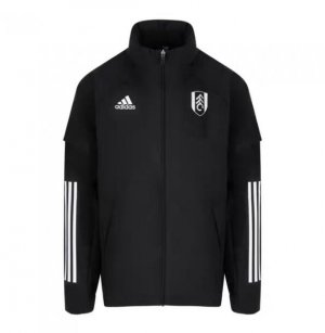 2020-21 Fulham Black Windbreaker Jacket