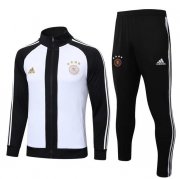 2022 FIFA World Cup Germany White Black Training Kits Jacket with Pants