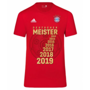 2019-20 Bayern Munich Red Champtions T-Shirt