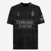 2023-24 AC Milan Fourth Away Black Soccer Jersey Shirt