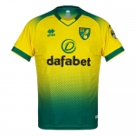 2019-20 Norwich City Home Soccer Jersey Shirt