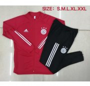 2020-21 Ajax Red Training Kits Sports Jacket With Pants