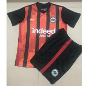 2020-21 Eintracht Frankfurt Kids Home Soccer Kits Shirt With Shorts