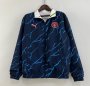 2023-24 Manchester City Navy White Reversible Trench Coat Jacket