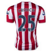 2015-16 Stoke City Home Soccer Jersey CROUCH 25