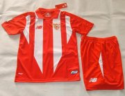 Kids Sevilla 2015-16 Away Soccer Shirt With Shorts