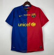 2008-09 Barcelona Retro Champions League Home Soccer Jersey Shirt