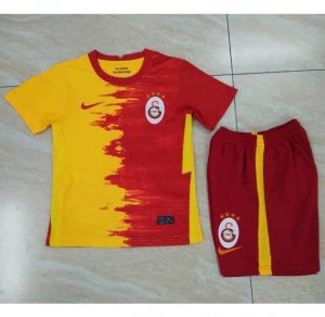 Kids Galatasaray 2020-21 Home Soccer Kits Shirt With Shorts