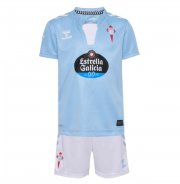 2024-25 Real Club Celta de Vigo Kids Home Soccer Kits Shirt With Shorts