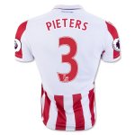 2016-17 Stoke City 3 PIETERS Home Soccer Jersey