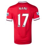 Manchester United 14/15 NANI #17 Home Soccer Jersey