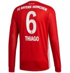 2020-21 Bayern Munich Long Sleeve Home Soccer Jersey Shirt Thiago #6