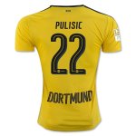 2016-17 Borussia Dortmund PULISIC 22 Home Soccer Jersey