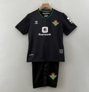 2023-24 Real Betis Kids Third Away Soccer Kits Shirt With Shorts