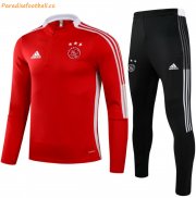 2021-22 Ajax Red Training Kits Sweat Shirt with Pants