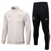 2022 FIFA World Cup Germany Beige Training Kits Jacket with Pants